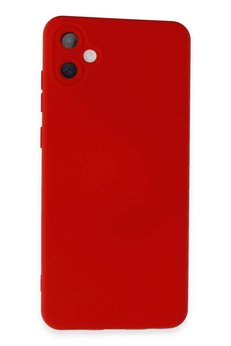 CepteToptan Samsung Galaxy A05 Kılıf Nano içi Kadife Silikon - Kırmızı - DROPX2026-3694