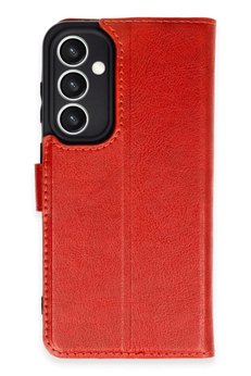 CepteToptan Samsung Galaxy S23 FE Kılıf Trend S Plus Kapaklı Kılıf - Kırmızı - DROPX3144-7150