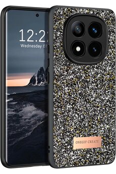 CepteToptan Xiaomi Redmi Note 14 Pro 4G Bright Simli Kapak - Gümüş - DROPX8543-1572