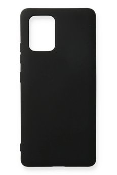 CepteToptan Samsung Galaxy A91 / S10 Lite Kılıf Nano içi Kadife Silikon - Siyah - DROPX1164-4388