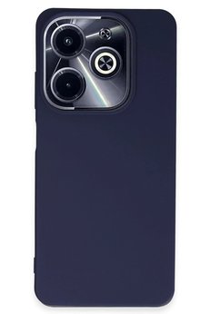 CepteToptan İnfinix Hot 40i Kılıf First Silikon - Lacivert - DROPX1023-3291
