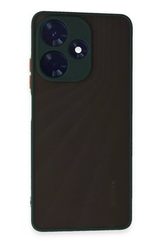 CepteToptan İnfinix Hot 30 4G Kılıf Montreal Silikon Kapak - Yeşil - DROPX4334-1601