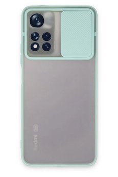 CepteToptan Xiaomi Redmi Note 11 Pro Plus 5G Kılıf Palm Buzlu Kamera Sürgülü Silikon - - DROPX8012-2960