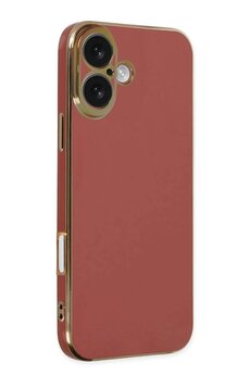CepteToptan iPhone 16 Kılıf Volet Silikon - Kırmızı - DROPX7800-3848