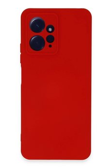 CepteToptan Xiaomi Redmi Note 12 4G Kılıf Nano içi Kadife Silikon - Kırmızı - DROPX2966-6143