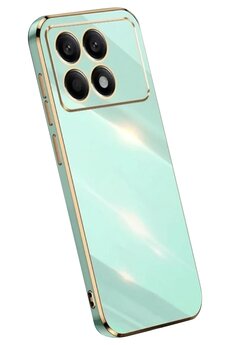 CepteToptan Xiaomi Poco X6 Pro Kılıf Volet Silikon - Açık Yeşil - DROPX3578-2703