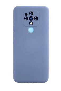 CepteToptan Tecno Camon 16 Kılıf Nano içi Kadife Silikon - Gri - DROPX2873-2359