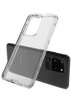 CepteToptan Samsung Galaxy S20 Plus Kılıf Lüx Şeffaf Silikon - DROPX2873-7419