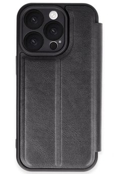 CepteToptan iPhone 16 Pro Max Kılıf Flip Cover - Siyah - DROPX4260-5614
