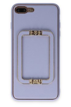 CepteToptan iPhone 7 Plus Kılıf Coco Elit Kapak - Lila - DROPX7017-9561