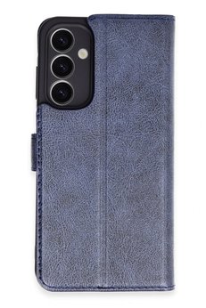 CepteToptan Samsung Galaxy A25 5G Kılıf Trend S Plus Kapaklı Kılıf - Lacivert - DROPX6552-7964