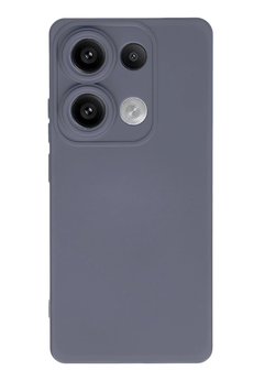 CepteToptan Xiaomi Redmi Note 13 Pro 4G Kılıf Nano içi Kadife Silikon - Gri - DROPX9461-5825