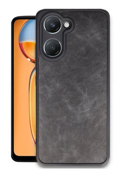 CepteToptan Vivo Y18 Kılıf Aras Deri Kapak - Siyah - DROPX2696-5525