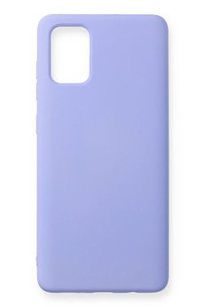 CepteToptan Samsung Galaxy A71 Kılıf Nano içi Kadife Silikon - Lila - DROPX8859-2894