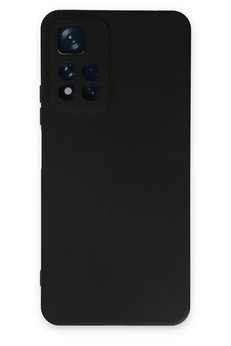 CepteToptan Xiaomi Redmi Note 11 Pro Plus 5G Kılıf Nano içi Kadife Silikon - Siyah - DROPX7054-3952