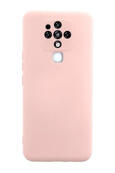 CepteToptan Tecno Camon 16 Kılıf Nano içi Kadife Silikon - Pudra - DROPX6790-7886