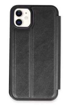 CepteToptan iPhone 11 Kılıf Flip Cover - Siyah - DROPX1620-9286