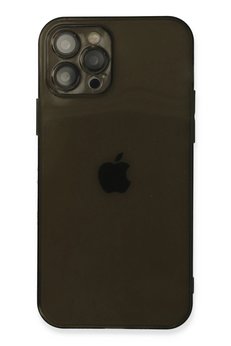 CepteToptan iPhone 12 Pro Max Kılıf Fly Lens Silikon - Siyah - DROPX7871-5762