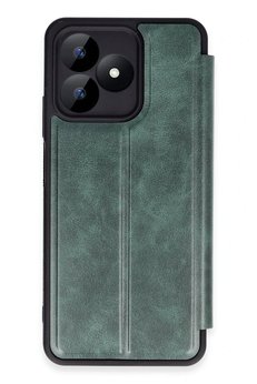 CepteToptan Realme Note 50 4G Kılıf Flip Cover - Koyu Yeşil - DROPX9631-3451