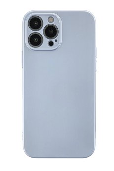 CepteToptan iPhone 13 Pro Max Kılıf Nano içi Kadife Silikon - Sky Blue - DROPX8586-2732