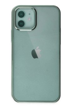 CepteToptan iPhone 12 Kılıf Element Silikon - Yeşil - DROPX5164-6541