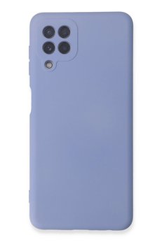CepteToptan Samsung Galaxy A22 Kılıf Nano içi Kadife Silikon - Lila - DROPX8596-4288