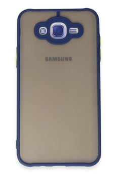 CepteToptan Samsung Galaxy J7 Kılıf Montreal Silikon Kapak - Lacivert - DROPX9990-4244