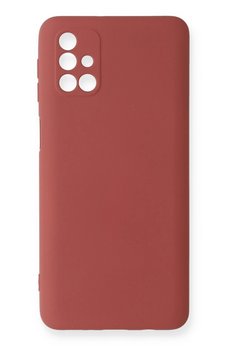 CepteToptan Samsung Galaxy M31S Kılıf Nano içi Kadife Silikon - Kiremit - DROPX7337-7215