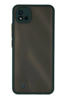 CepteToptan Realme C11 2021 Kılıf Montreal Silikon Kapak - Yeşil - DROPX6978-4320