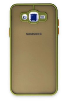 CepteToptan Samsung Galaxy J7 Kılıf Montreal Silikon Kapak - Açık Yeşil - DROPX1151-6477