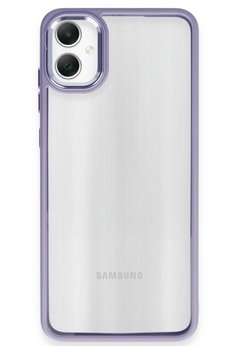 CepteToptan Samsung Galaxy A05 Kılıf Power Silikon - Lila - DROPX6339-5956