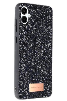 CepteToptan Samsung Galaxy A06 Bright Simli Kapak - Siyah - DROPX9430-4023