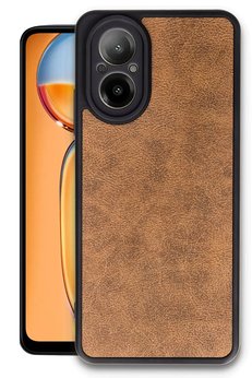 CepteToptan Realme 12 Lite Kılıf Aras Deri Kapak - Taba - DROPX3989-6368
