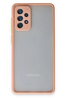 CepteToptan Samsung Galaxy A72 Kılıf Montreal Silikon Kapak - Pembe - DROPX9776-3796