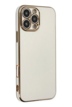 CepteToptan iPhone 16 Pro Max Kılıf Volet Silikon - Beyaz - DROPX1217-5003