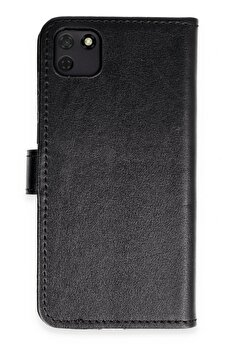 CepteToptan Huawei Y5P Kılıf Trend S Plus Kapaklı Kılıf - Siyah - DROPX7862-1585