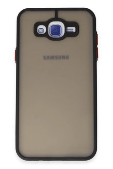 CepteToptan Samsung Galaxy J7 Kılıf Montreal Silikon Kapak - Siyah - DROPX1360-8282