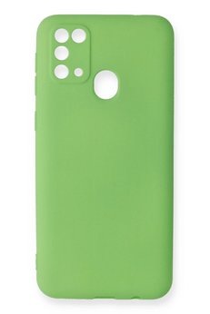 CepteToptan Samsung Galaxy M31 Kılıf First Silikon - Yeşil - DROPX6562-3977