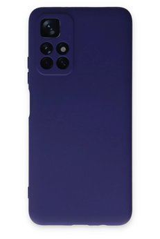 CepteToptan Xiaomi Redmi Note 11T Kılıf Nano içi Kadife Silikon - Mor - DROPX8740-7953