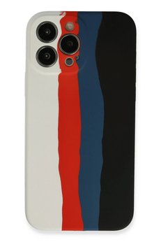 CepteToptan iPhone 13 Pro Kılıf Ebruli Lansman Silikon - Beyaz-Siyah - DROPX6327-1971