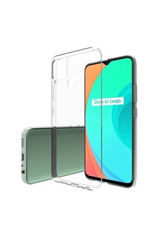 CepteToptan Realme C15 Kılıf Lüx Şeffaf Silikon - DROPX3683-2098