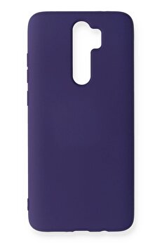 CepteToptan Xiaomi Redmi Note 8 Pro Kılıf Nano içi Kadife Silikon - Mor - DROPX3082-9062