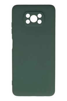 CepteToptan Xiaomi Pocophone X3 Kılıf Nano içi Kadife Silikon - Koyu Yeşil - DROPX3777-4082