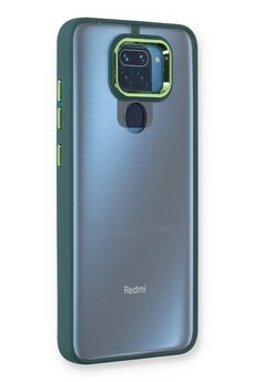 CepteToptan Xiaomi Redmi Note 9 Kılıf Dora Kapak - Haki Yeşil - DROPX3317-7500