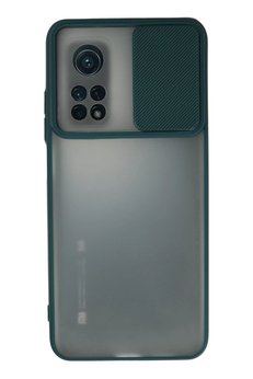 CepteToptan Xiaomi Mi 10T Kılıf Palm Buzlu Kamera Sürgülü Silikon - Yeşil - DROPX2602-8814