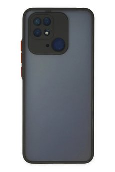 CepteToptan Xiaomi Redmi 10C Kılıf Montreal Silikon Kapak - Siyah - DROPX7988-7643