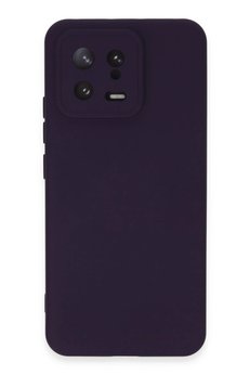 CepteToptan Xiaomi Mi 13 Kılıf Nano içi Kadife Silikon - Mor - DROPX3284-1420