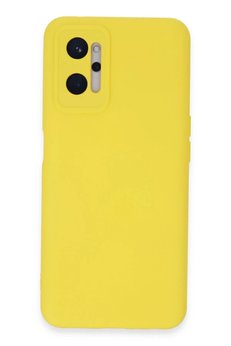 CepteToptan Realme 9i 4G Kılıf Nano içi Kadife Silikon - Sarı - DROPX5455-7418
