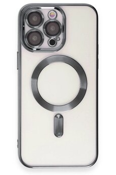 CepteToptan iPhone 15 Pro Max Kılıf Kross Magneticsafe Kapak - Titan Gri - DROPX1821-4019