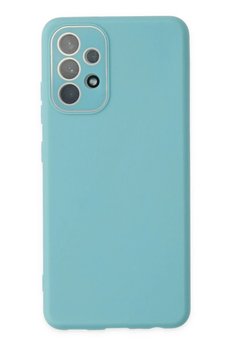 CepteToptan Samsung Galaxy A53 5G Kılıf Lansman Glass Kapak - Turkuaz - DROPX8855-3298